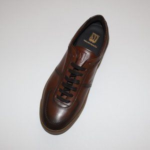 BRUNO MAGLI COGNAC DOMINICO LEATHER SNEAKER US 11